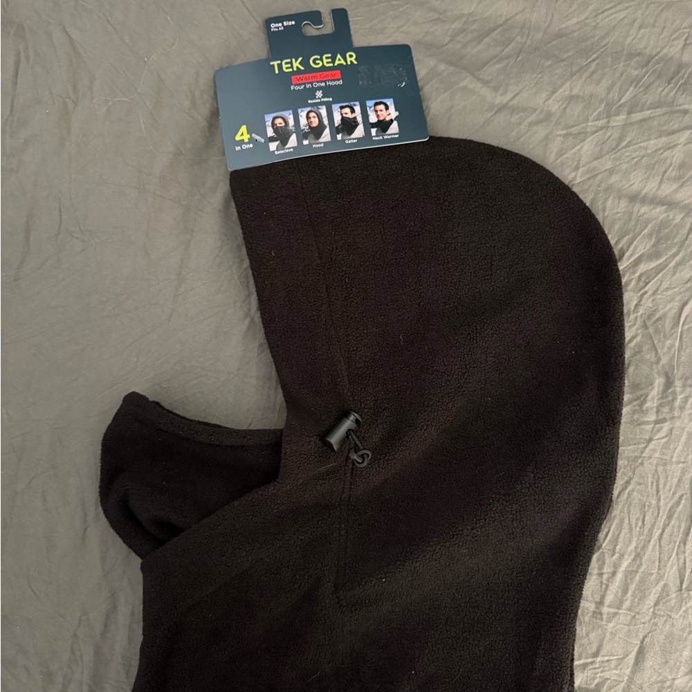 Tek Gear Black Multi-Function Hood